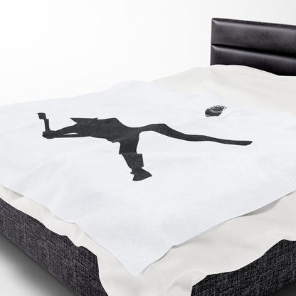 Baseball Player Plush Blanket | Soft Sports Throw, Cozy Gift for Athletes, Home Decor, Game Day Blanket, Perfect for Birthdays - TRV