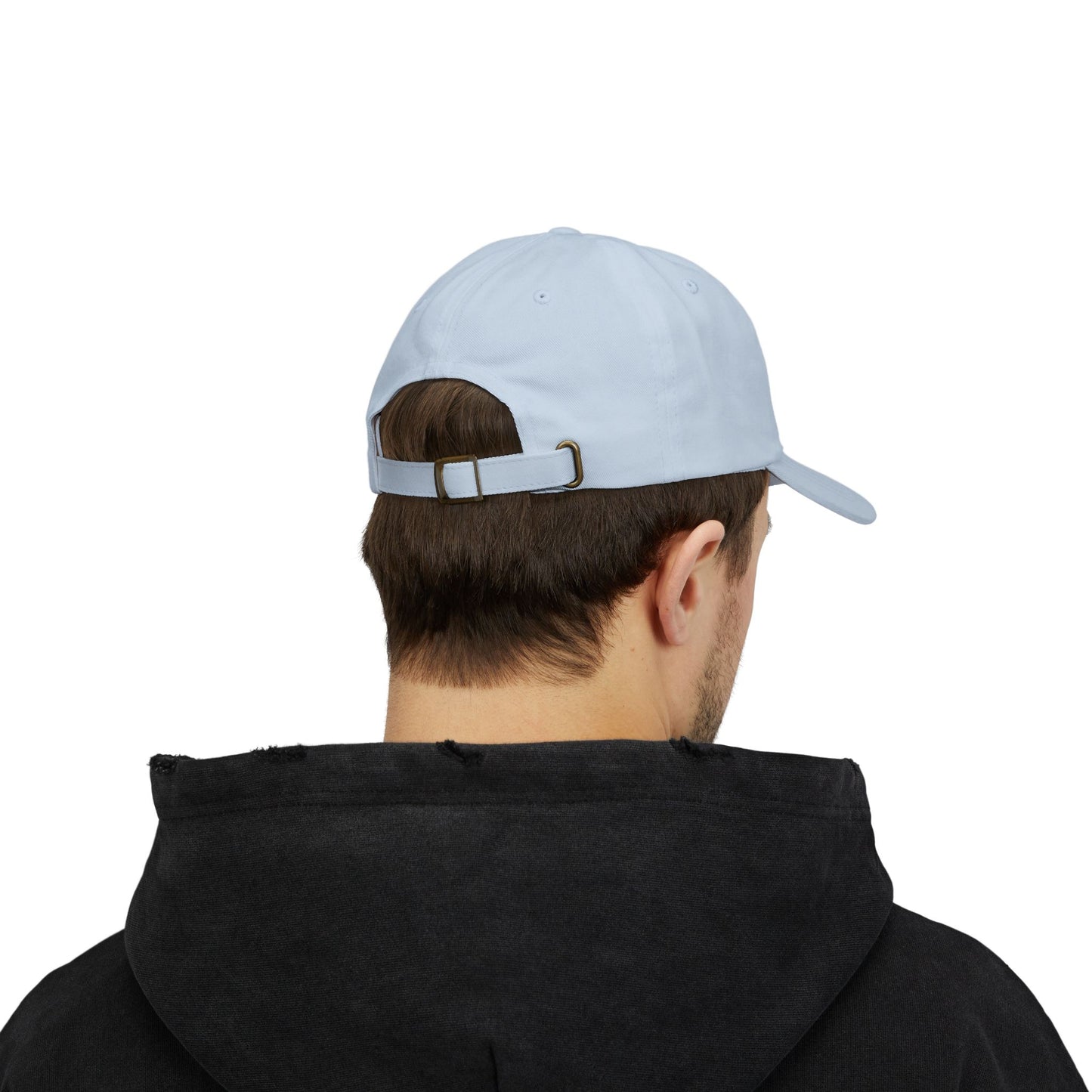 Dad Cap — "My anxiety has anxiety" Embroidered White Baseball Hat