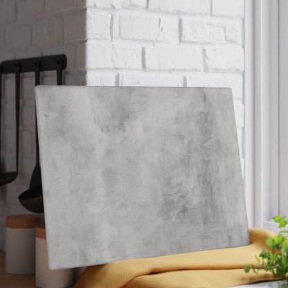 Gray Marble Glass Cutting Board — Modern Kitchen Counter Protector