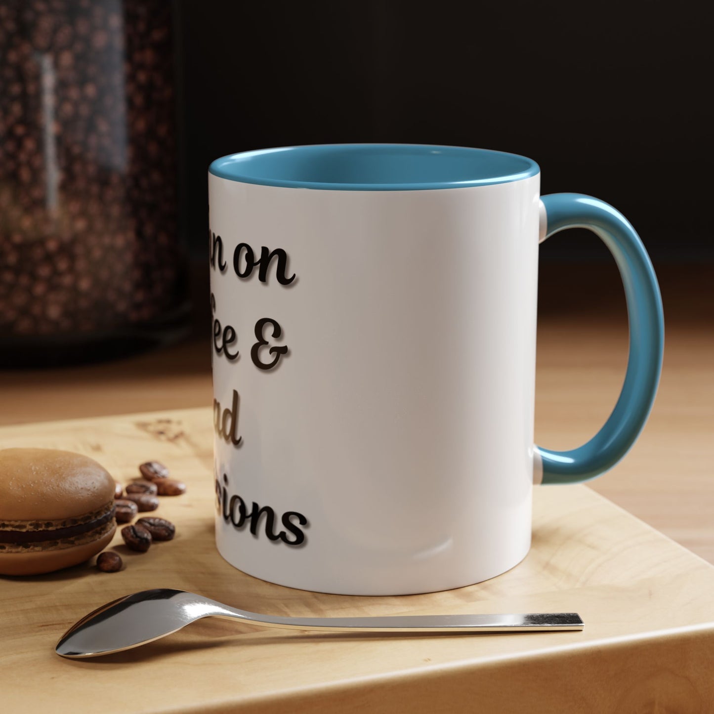 Funny Coffee Mug - "I Run on Coffee & Bad Decisions" - Perfect Gift for Coffee Lovers - TRV