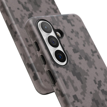 Camouflage Gray Digital Camo Tough Phone Case - view 211