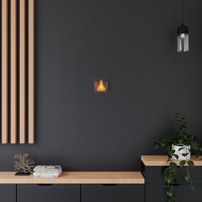 Concentric Fire Furnace Cross-Section Matte Canvas