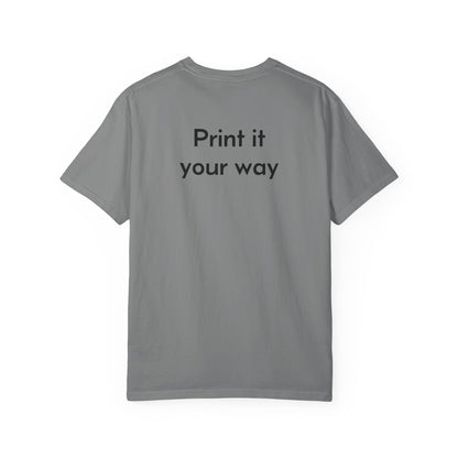 Design Your Own Garment-Dyed T-Shirt — TRV08 Custom Tee