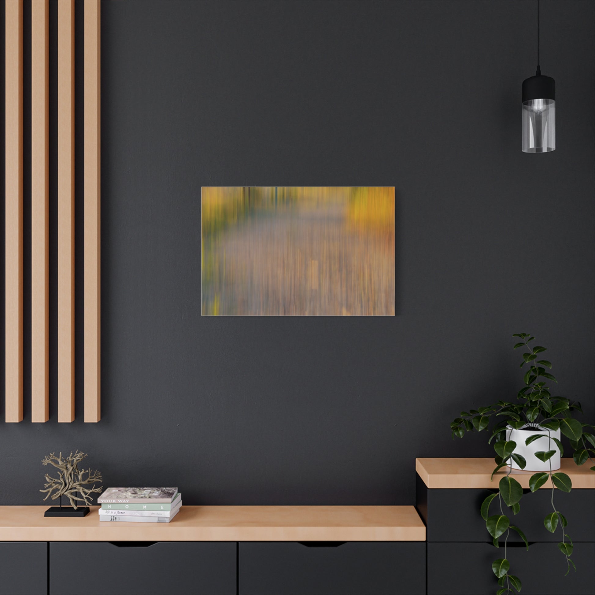 Abstract Landscape Canvas Art - 1.25" Stretched Wall Decor - TRV
