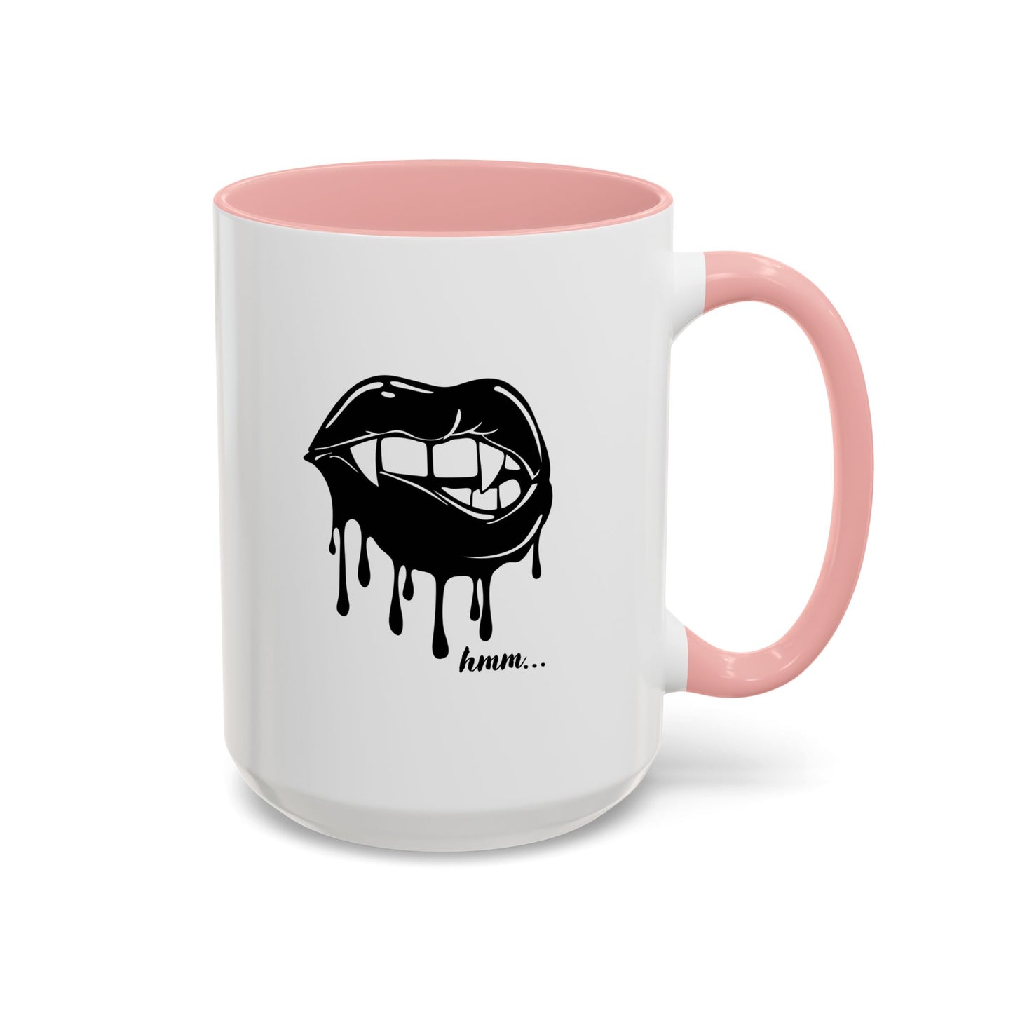 Vampire Lip Accent Coffee Mug - 11oz & 15oz - Unique Halloween Gift