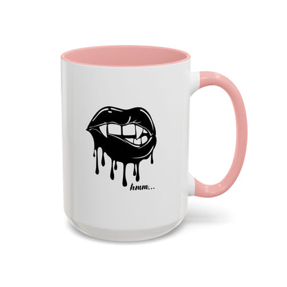 Vampire Lip Accent Coffee Mug - 11oz & 15oz - Unique Halloween Gift