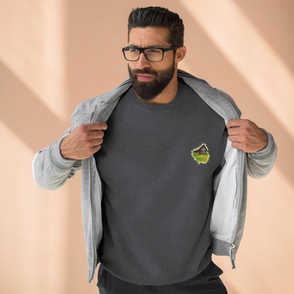 Cozy Art Print Crewneck Sweatshirt: Nature Lover, Graphic Sweater, Unique Gift, Home Decor Apparel, Casual Style - TRV