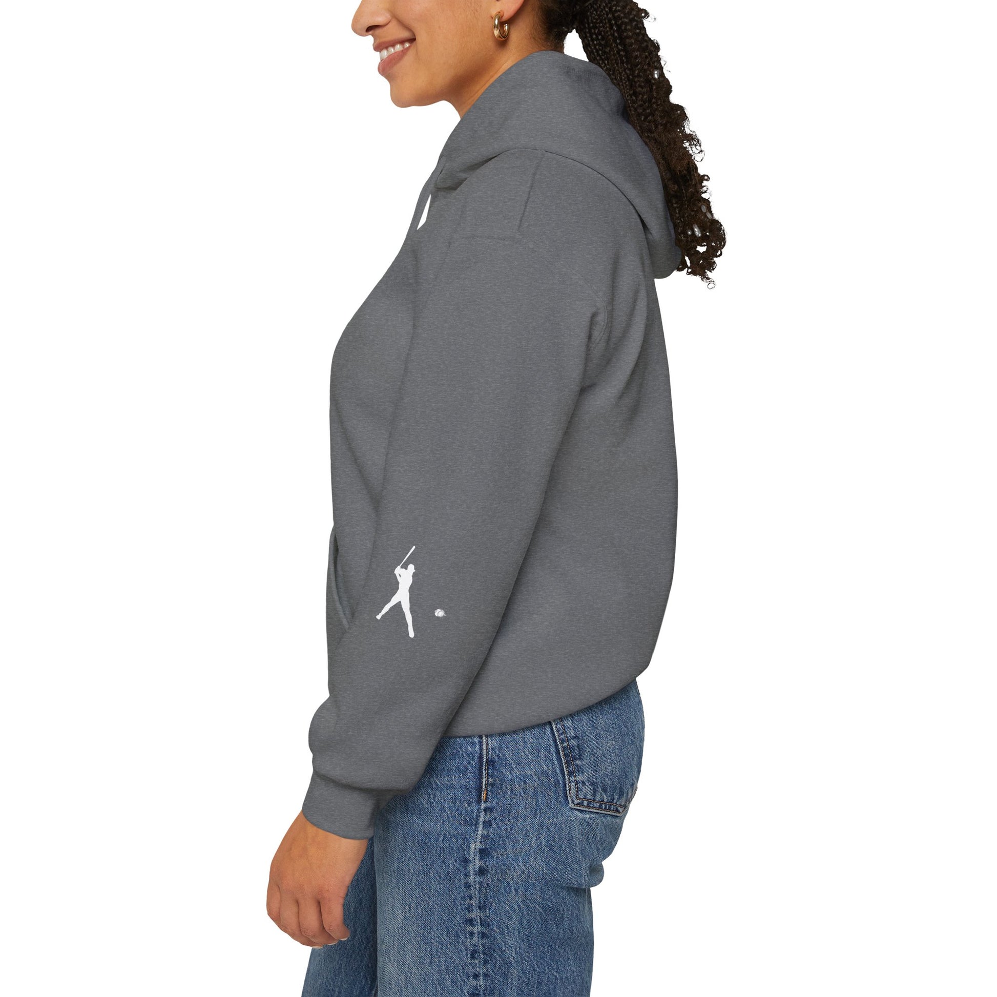 Sporty Unisex Baseball Hooded Sweatshirt, Casual Hoodie for Athletes, Perfect for Gifts, Comfy Streetwear, Ideal for Sports Events, Personal Use - TRV