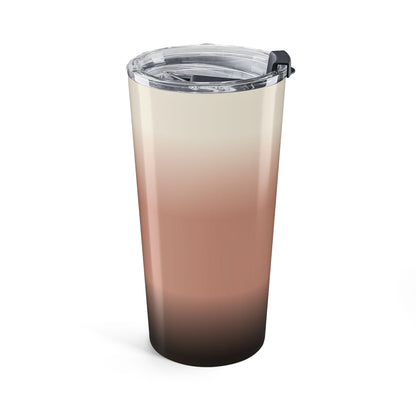 Neutral ombre 20oz insulated stainless steel tumbler - view 3