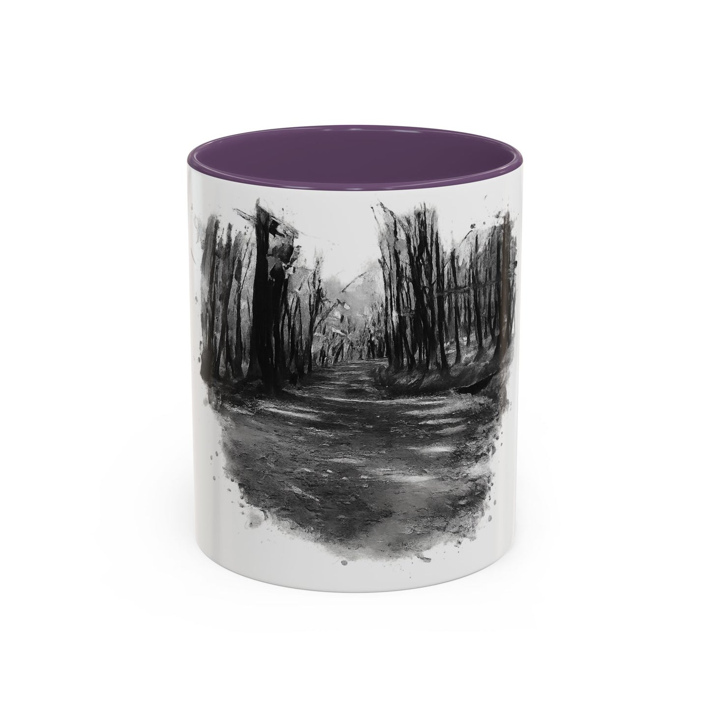 Moody Abstract Forest Coffee Mug | Unique Gift for Nature Lovers, Cozy Home Decor, Perfect for Coffee, Tea, and Hot Chocolate - TRV