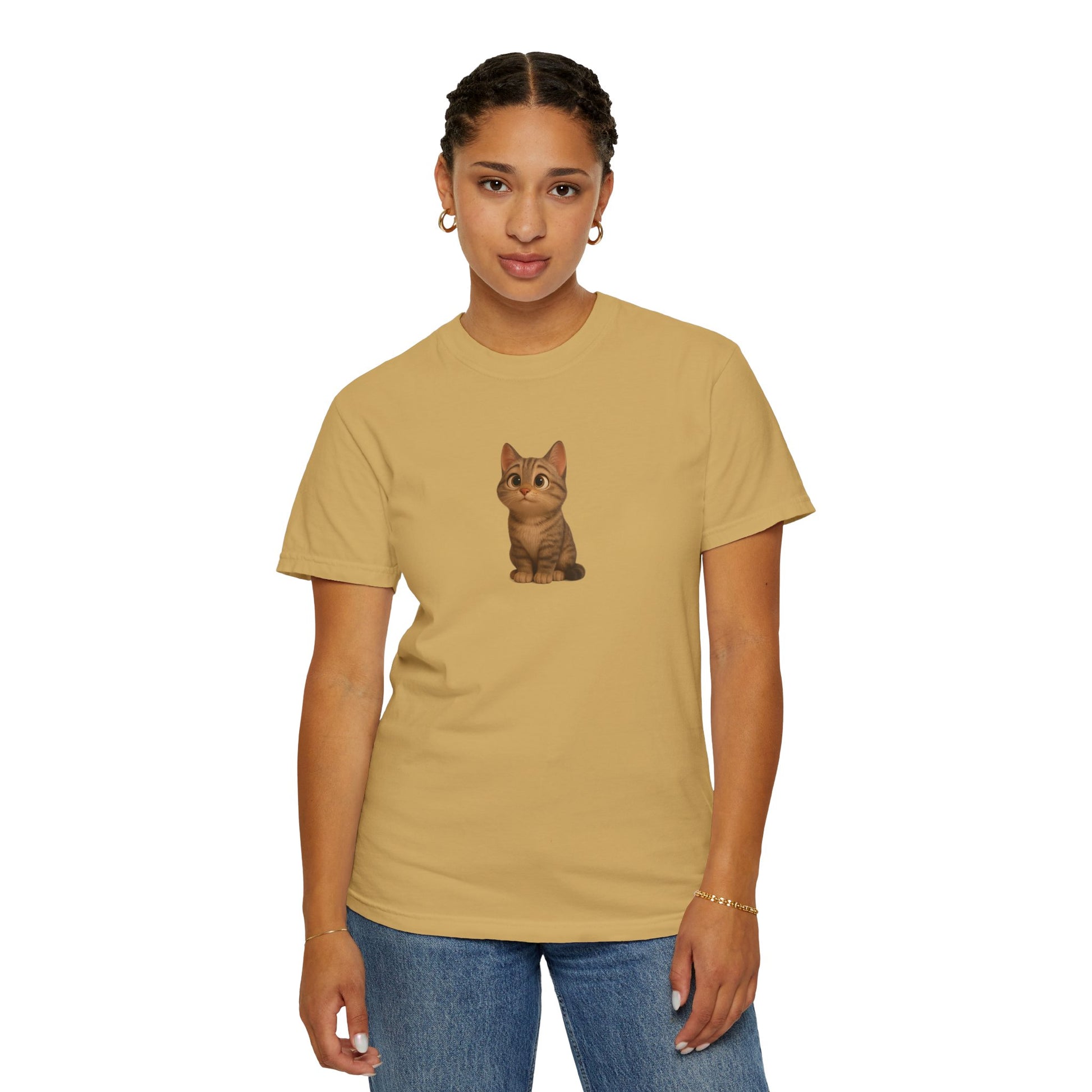 Cute Cat Graphic T-Shirt, Casual Wear, Cat Lover Gift, Everyday Tee, Animal Lover Apparel, Perfect for Birthdays & Holidays - TRV