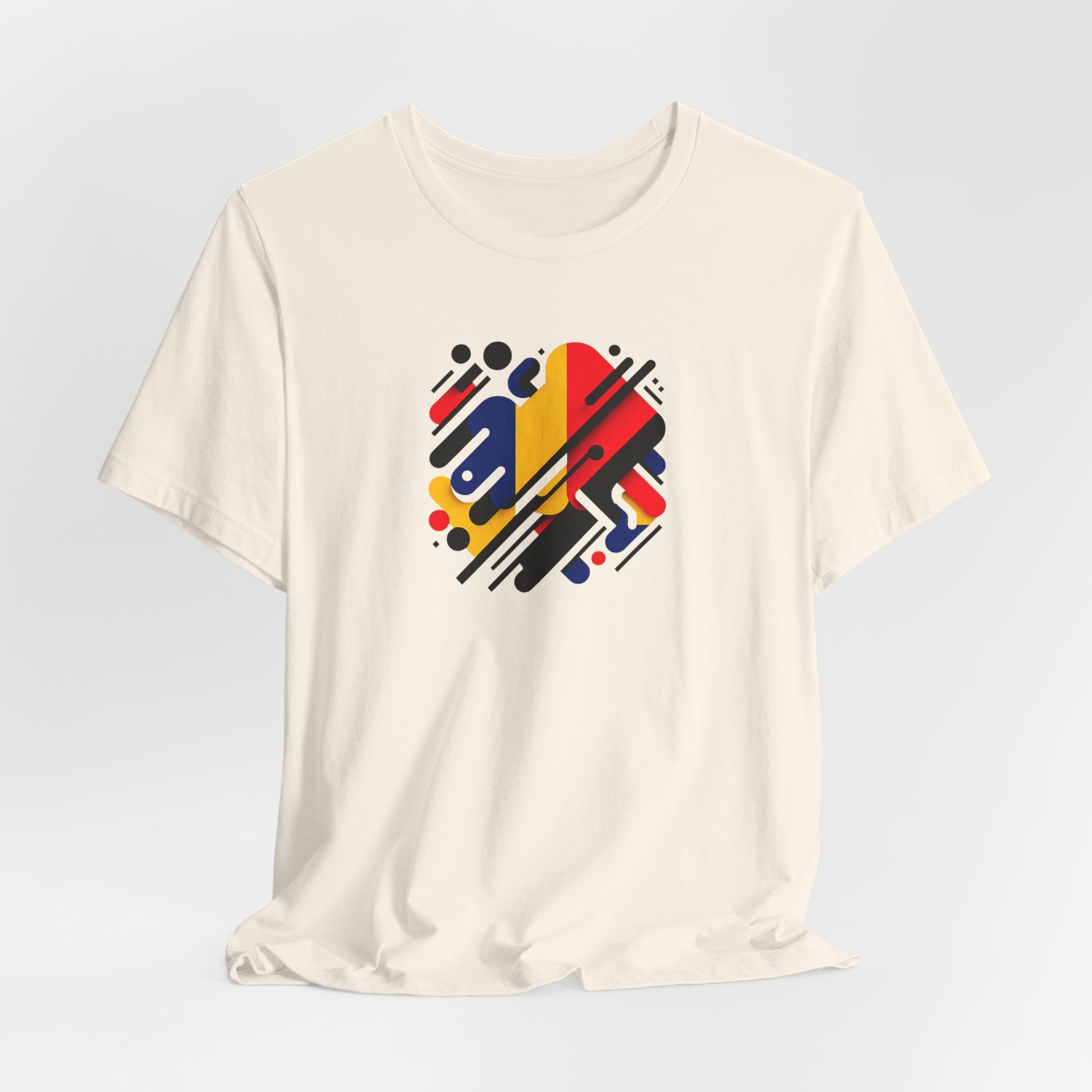 Artistic Heart Unisex Jersey Tee - Vibrant Graphic Tee, Casual Wear, Gift for Art Lovers, Birthday Surprise, Everyday Comfort - TRV