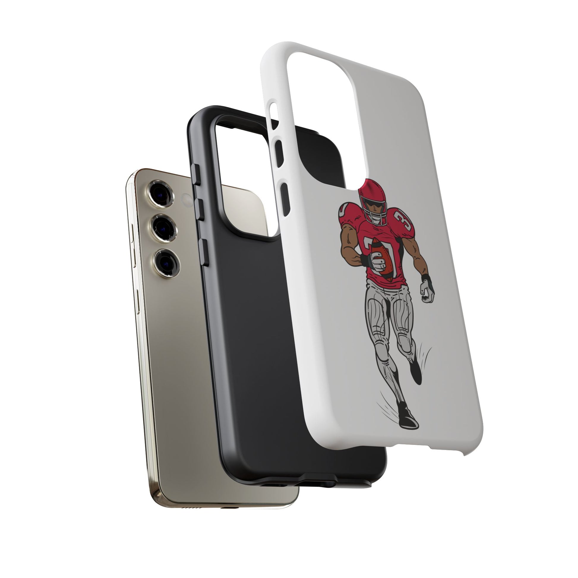 Football Player Tough Case, Sports Phone Cover, Athlete Gift, Tough Phone Case, Fall Sports, Football Lover's Accessory - TRV