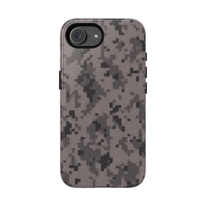 Camouflage Gray Digital Camo Tough Phone Case - view 80