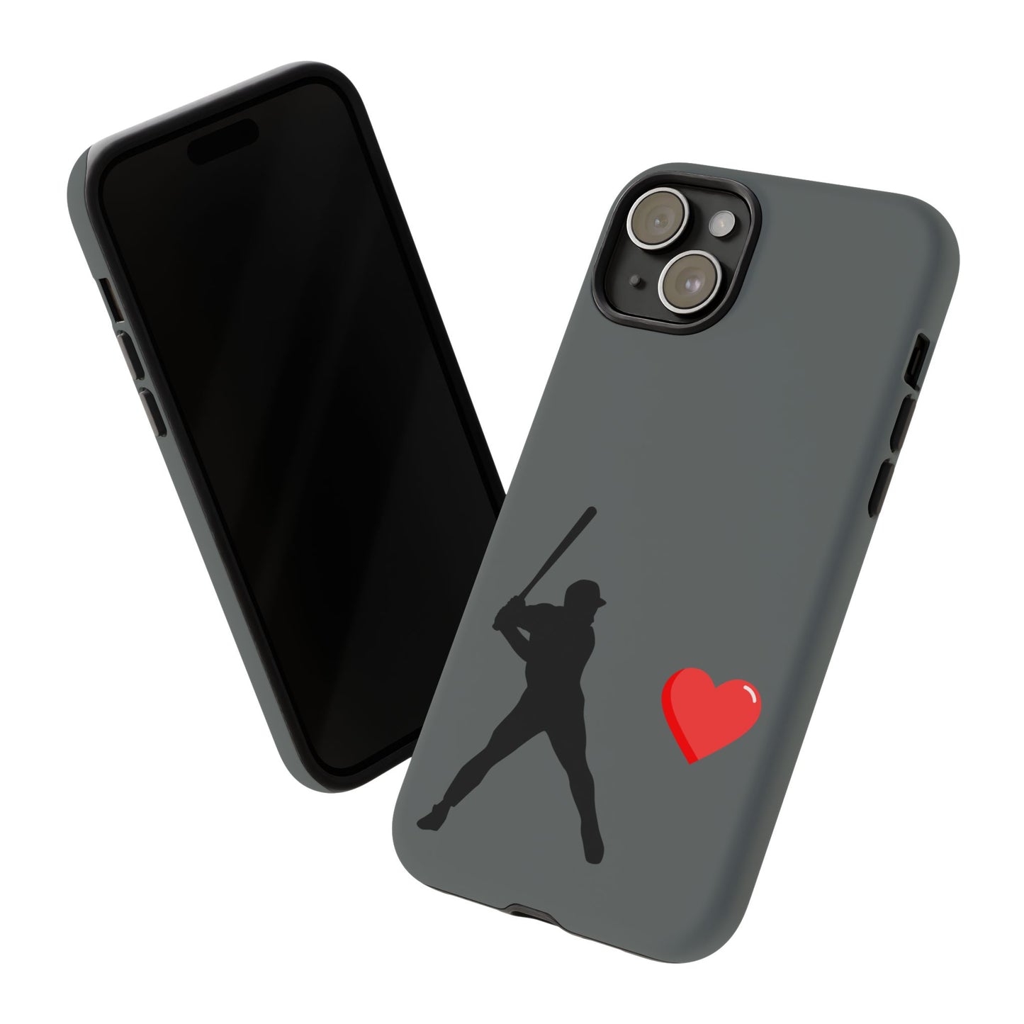 Printify baseball love phone case featuring sports-themed design, durable protection for smartphones, ideal as a Father's Day gift.