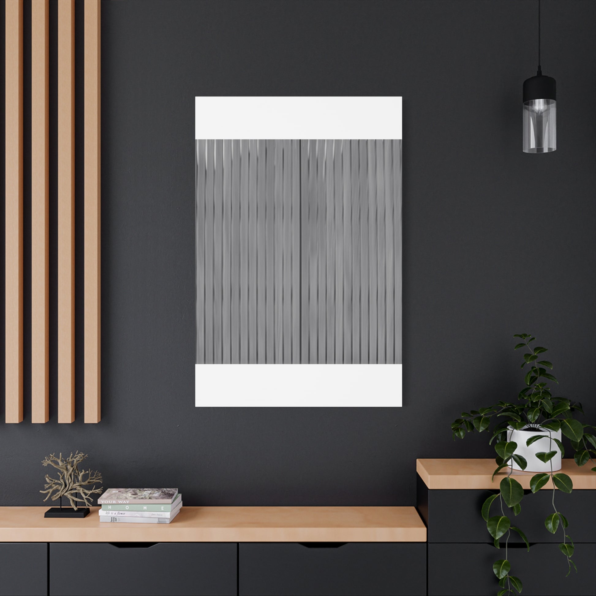Modern Striped Canvas Art - 1.25" Stretched Wall Decor - TRV