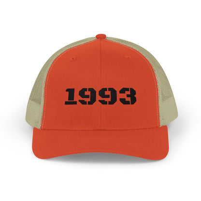Vintage 1993 Snapback Trucker Cap, Cool Dad Hat, Casual Cap, Summer Accessory, Gift for Him, Fashion Statement Hat - TRV