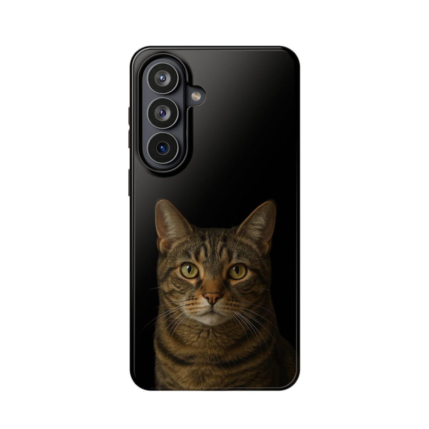 Magnetic Impact-Resistant Phone Case — Realistic Tabby Cat Portrait