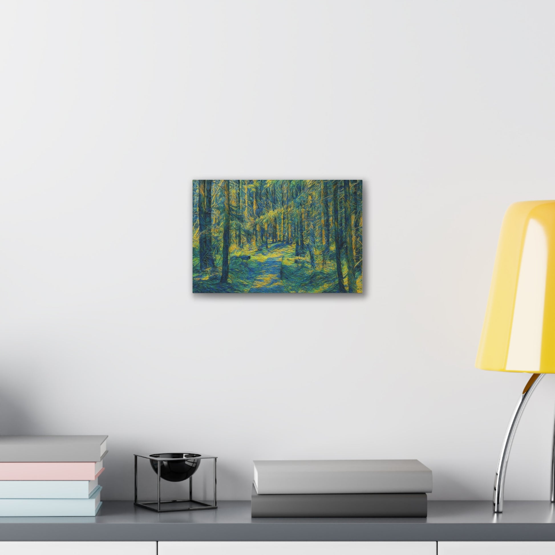 Canvas Art Print, Forest Path Painting, Nature Decor, Wall Art, Gift for Nature Lovers, Home Decor Inspiration - TRV