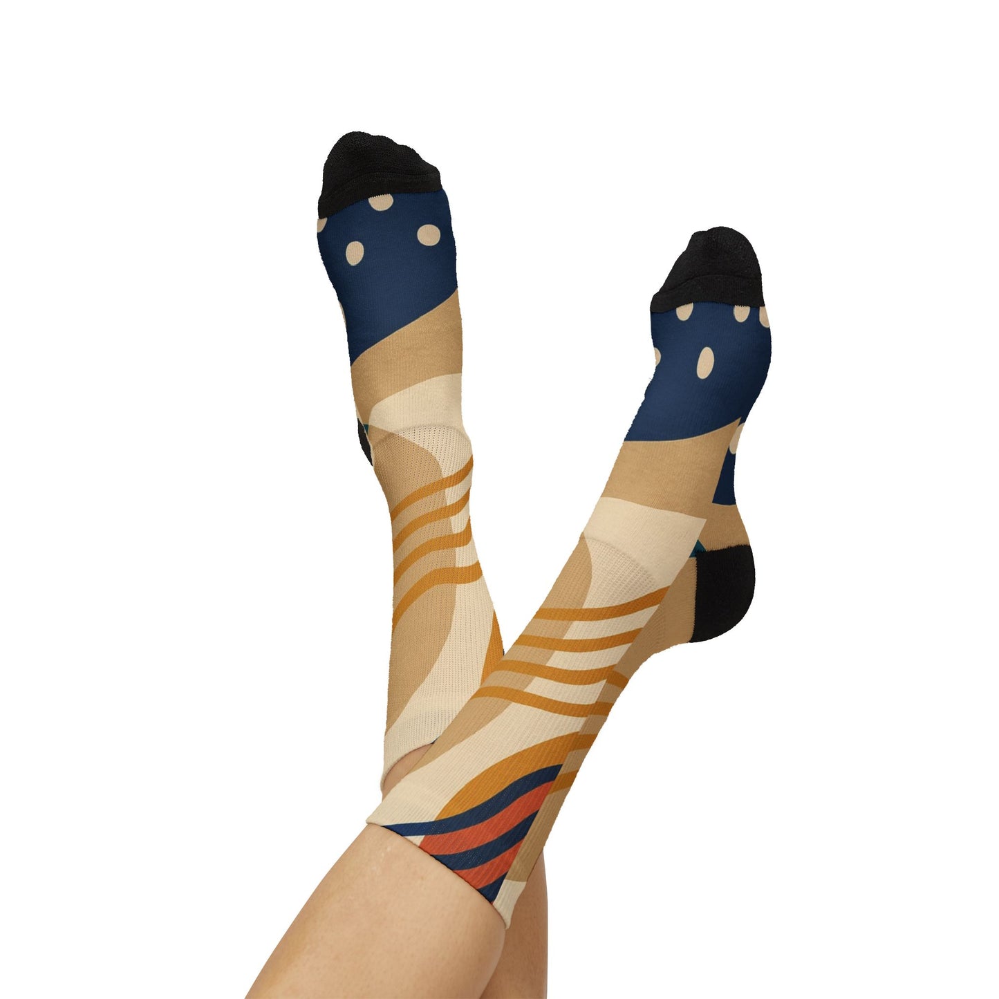 Sublimation Abstract Socks