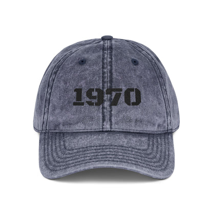 Vintage Embroidered Cap, Retro Baseball Hat, 70s Style Headwear, Gift for Dad, Casual Fashion Accessory - TRV