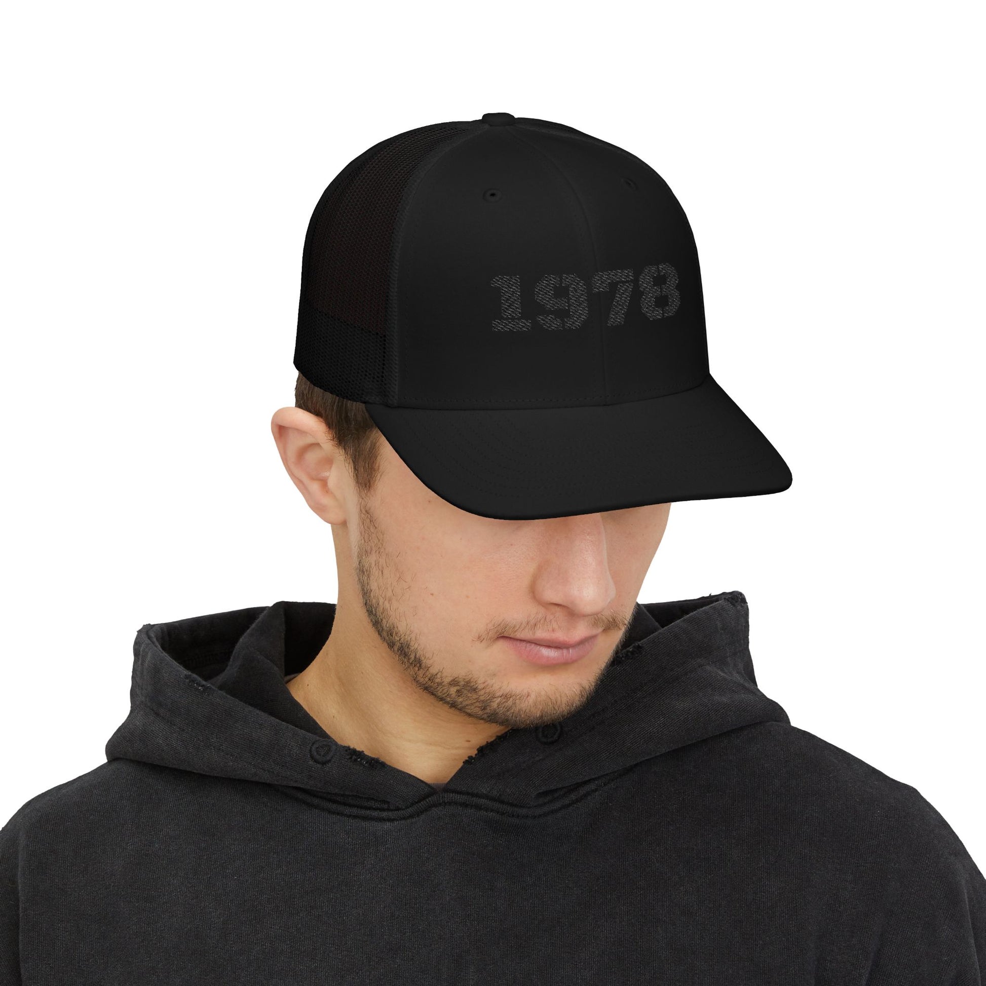 Custom Embroidered Snapback Trucker Cap | Birthday Gift, Fashion Accessory, Casual Wear, Unisex Gift, Vintage Style Hat - TRV