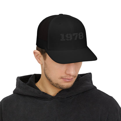 Custom Embroidered Snapback Trucker Cap | Birthday Gift, Fashion Accessory, Casual Wear, Unisex Gift, Vintage Style Hat - TRV