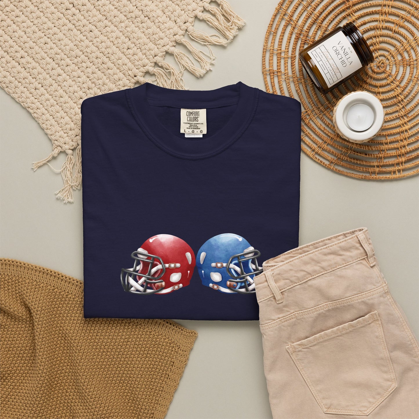 Unisex Football Rivalry T-Shirt - Perfect Gift for Game Day, Sports Fans, Tailgating, Football Season, Team Spirit Gear