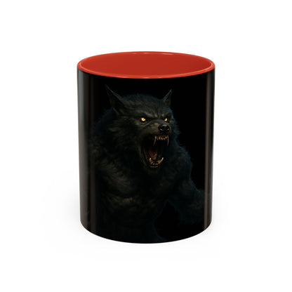 Howling Werewolf Coffee Mug - Perfect Gift for Horror Lovers, Wolf Enthusiasts, Halloween Decor, Unique Drinkware, Gothic Homeware - TRV