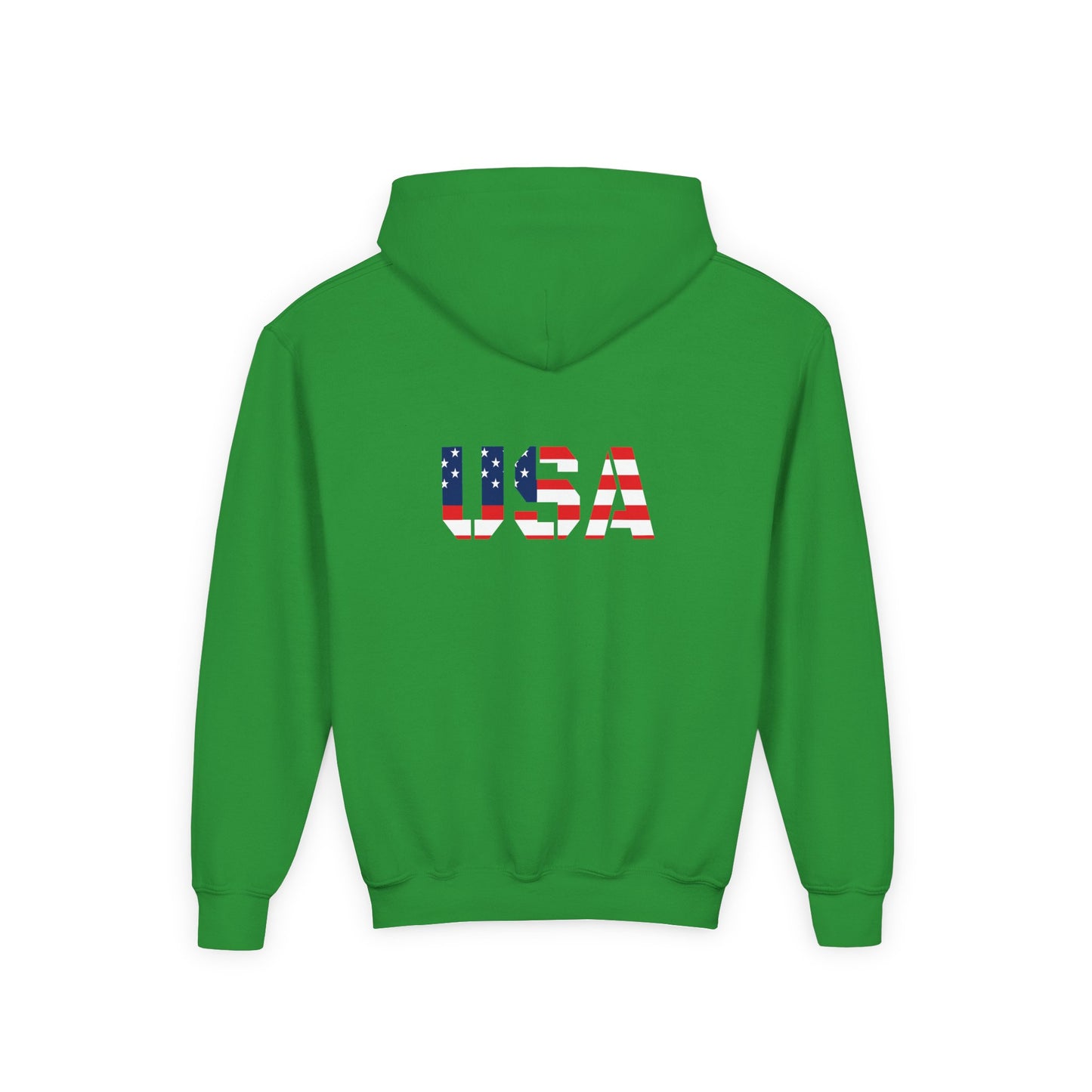 USA Flag Youth Hoodie, Youth Sweatshirt, Cool Hoodie for Kids, American Pride Apparel, Comfortable Boys and Girls Sweatshirt