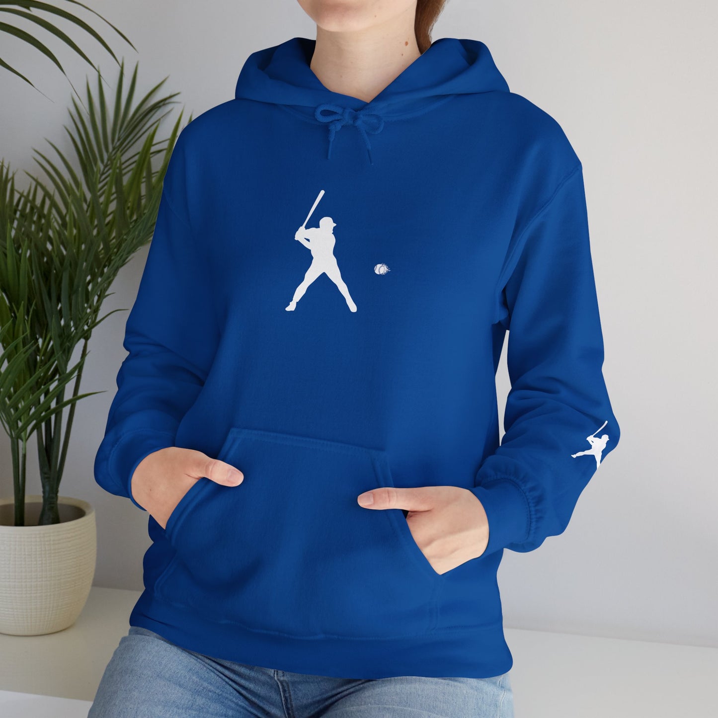 Sporty Unisex Baseball Hooded Sweatshirt, Casual Hoodie for Athletes, Perfect for Gifts, Comfy Streetwear, Ideal for Sports Events, Personal Use - TRV