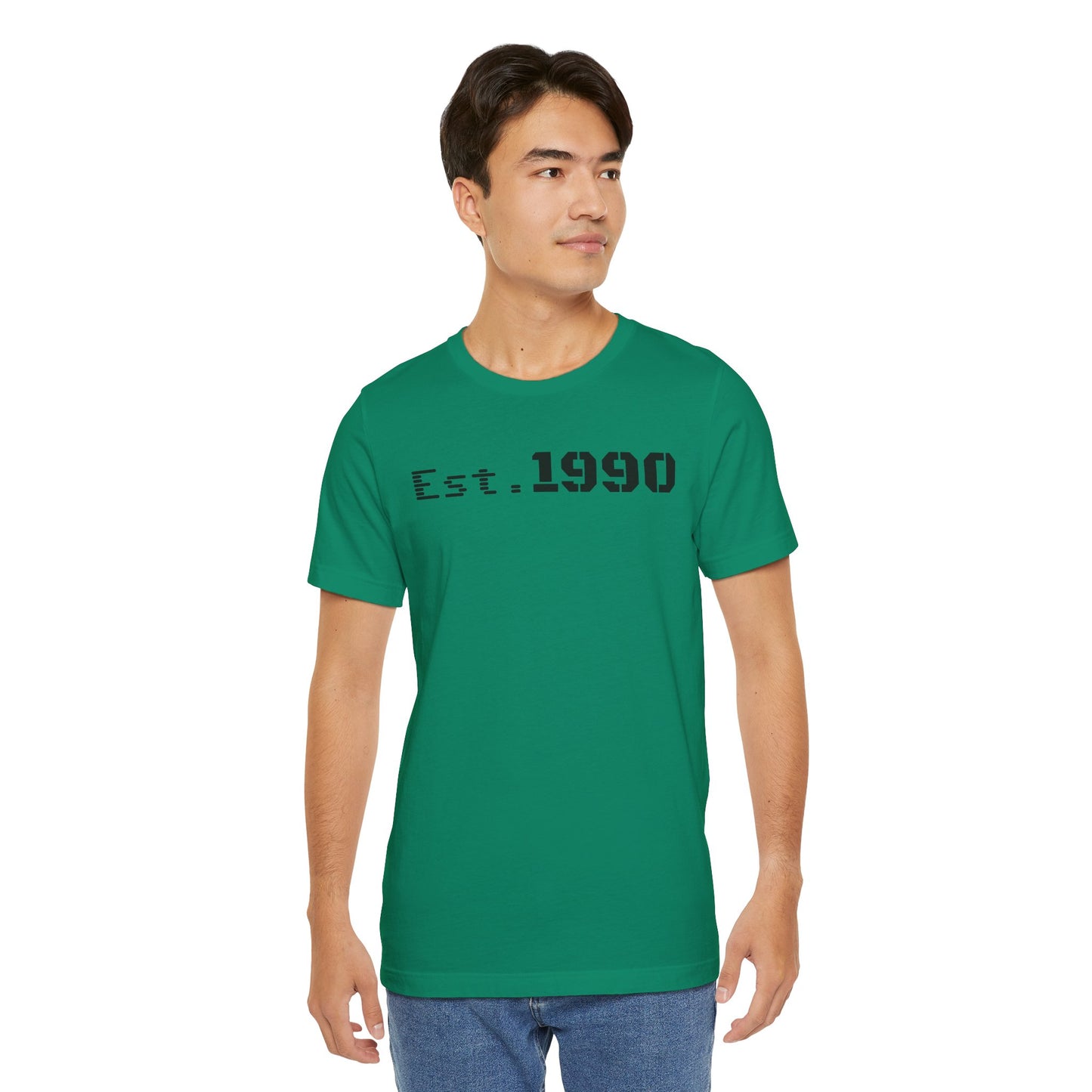 Est. 1990 Unisex Tee, Vintage Style Short Sleeve Shirt, Gift for 30th Birthday, Retro Casual Wear, Year Established T-Shirt