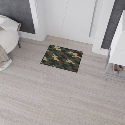 Printify heavy-duty floor mat with durable rubber backing and textured surface for indoor or outdoor use.