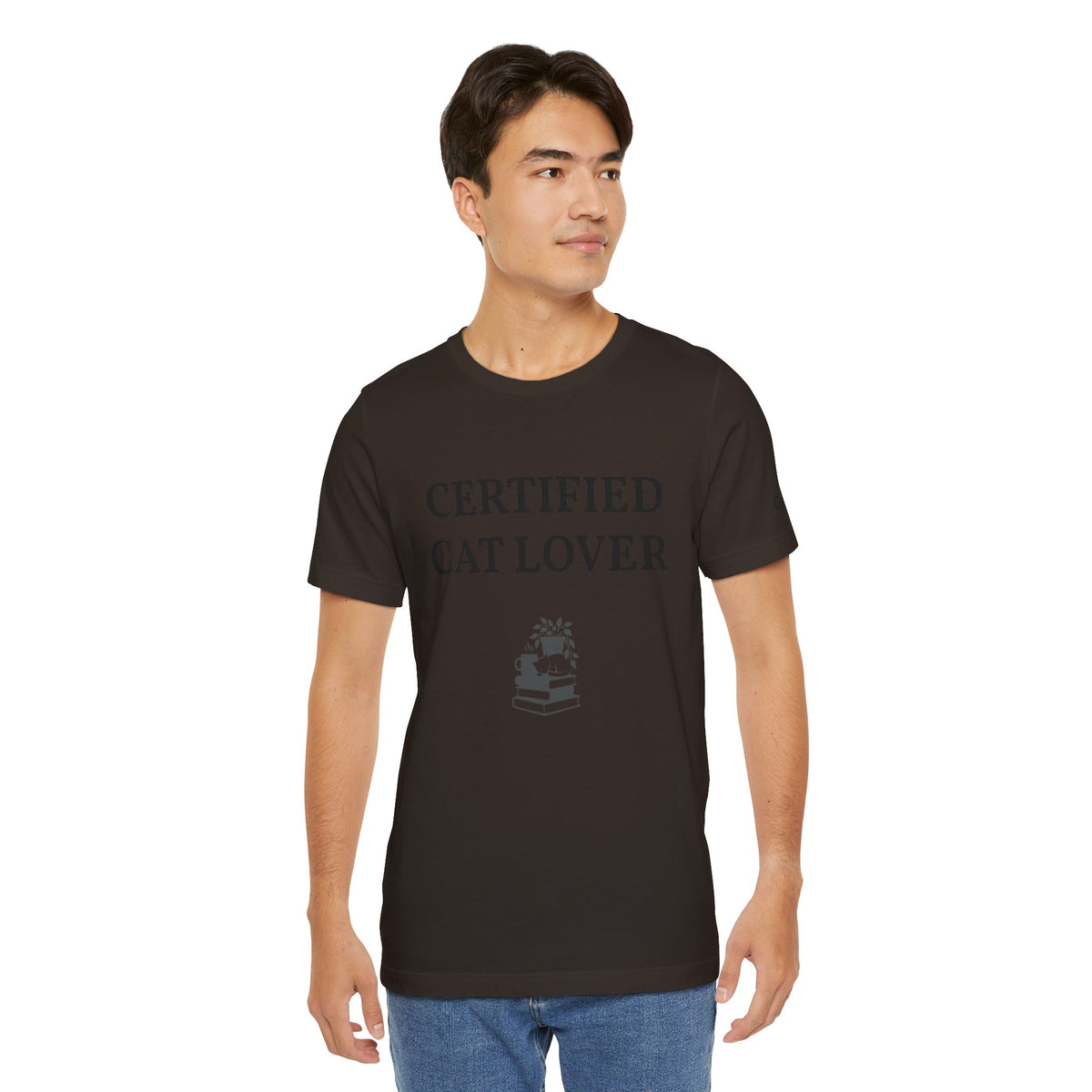 Custom unisex T-shirt by Printify with personalized design on plain fabric, featuring a comfortable fit and versatile style.