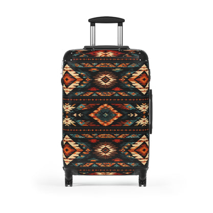 Southwest Aztec Pattern Carry-On Suitcase — Tribal Travel Luggage