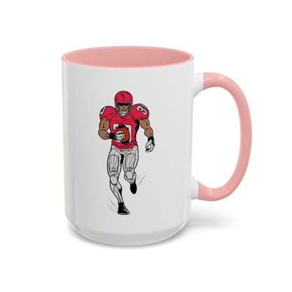 Football Player Coffee Mug, Sports Fan Gift, Motivational Coffee Cup, Game Day Mug, Unique Sports Merchandise
