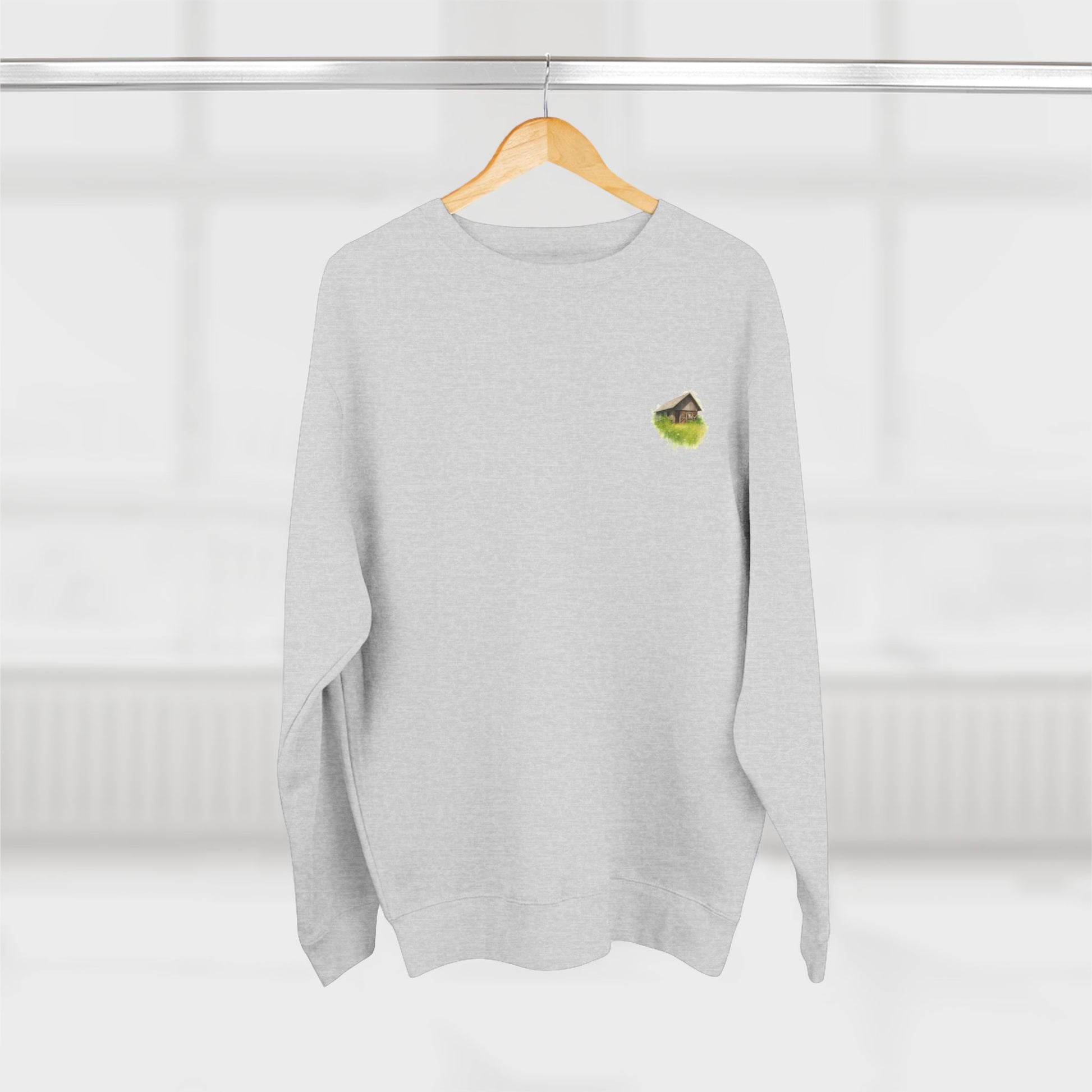 Cozy Art Print Crewneck Sweatshirt: Nature Lover, Graphic Sweater, Unique Gift, Home Decor Apparel, Casual Style - TRV