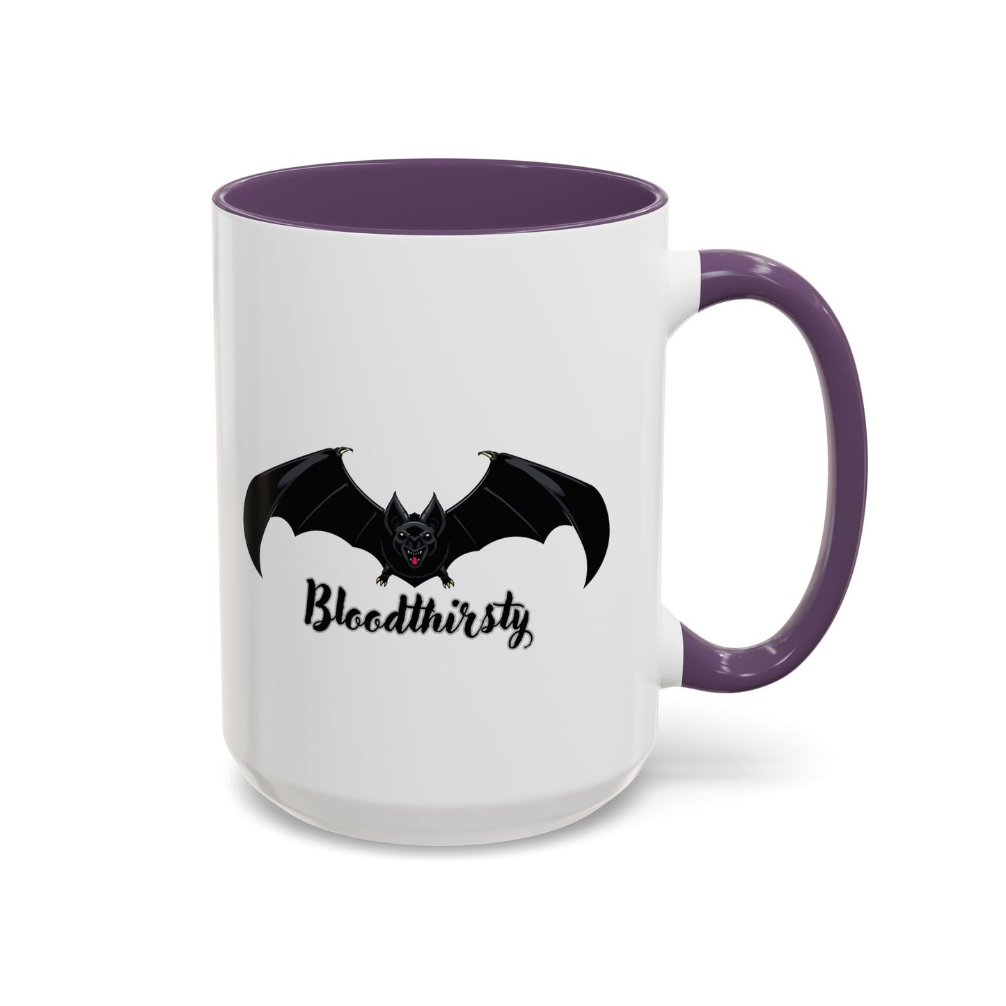 Bloodthirsty Bat Coffee Mug - Unique Halloween and Gothic Accents