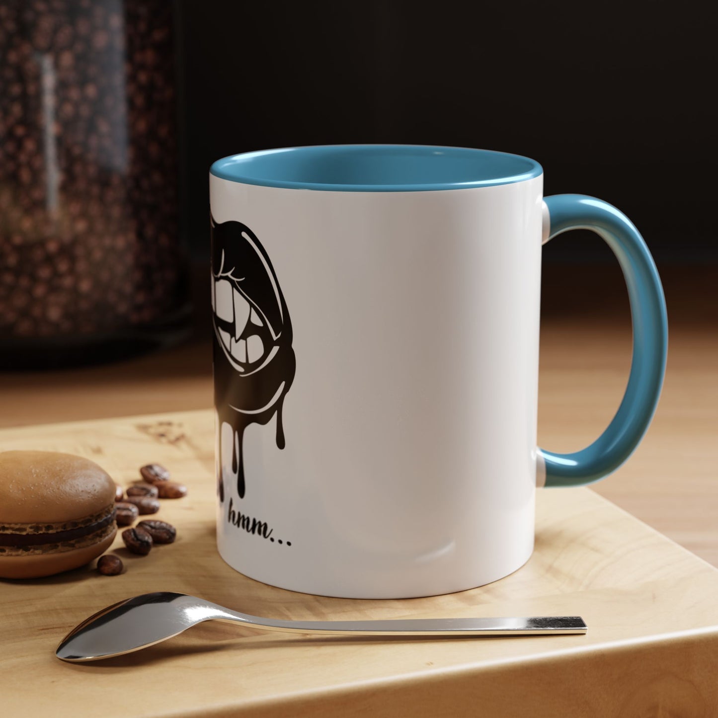 Vampire Lip Accent Coffee Mug - 11oz & 15oz - Unique Halloween Gift - TRV