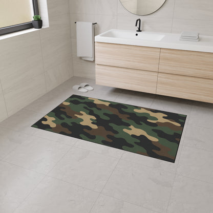 Heavy duty Printify floor mat with durable rubber backing and textured surface for slip resistance and heavy traffic use.