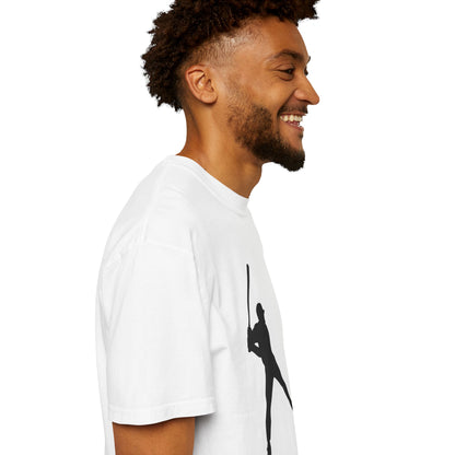 Unisex Baseball Silhouette Tee, Casual Wear, Sports Fan Apparel, Gift for Athletes, Summer Outing Outfit, Soft Cotton Shirt