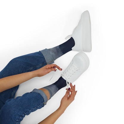 Night Sky Cloud Pattern Socks | Sublimation Crew Socks