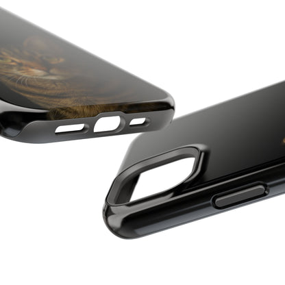 Magnetic Impact-Resistant Phone Case — Realistic Tabby Cat Portrait