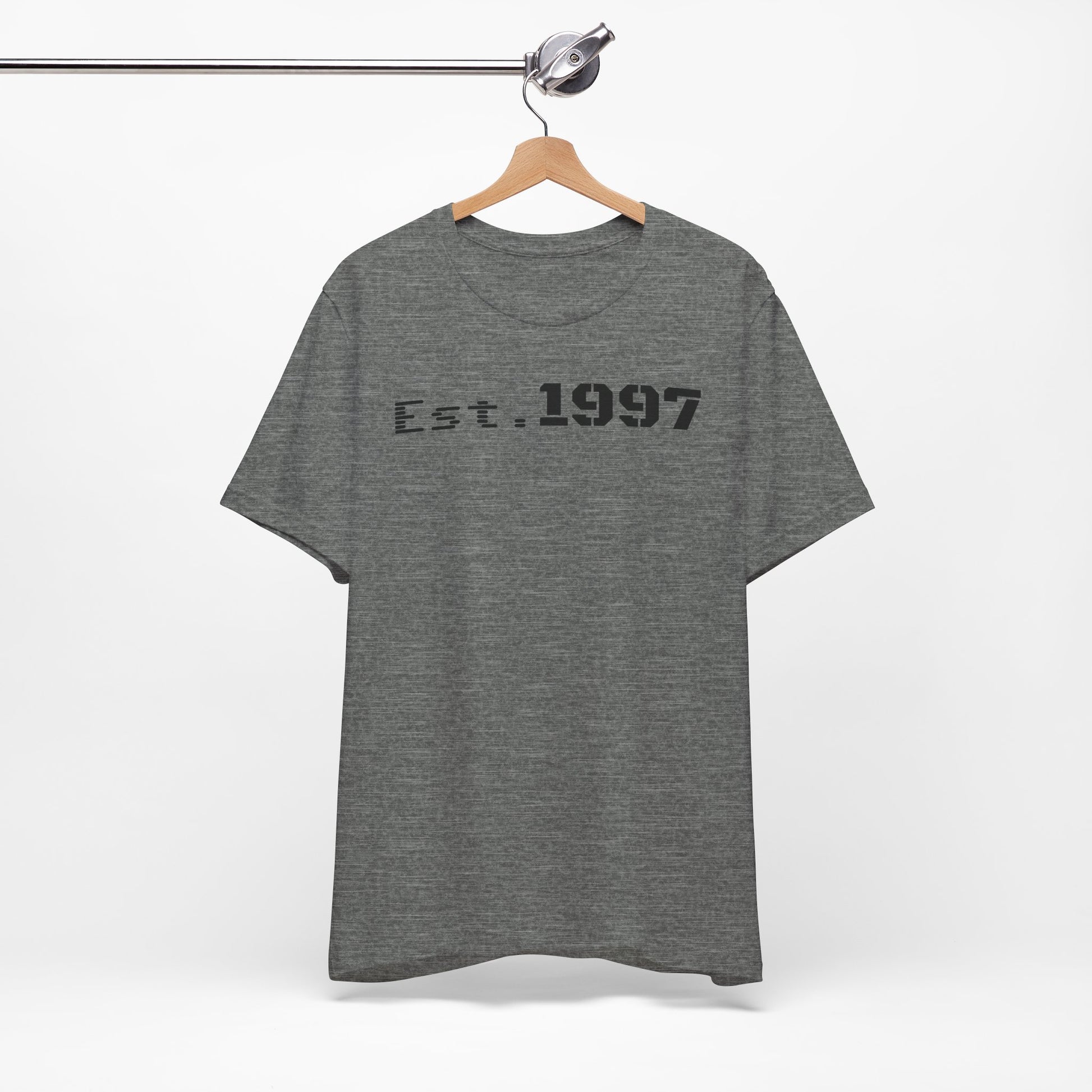 Vintage Est. 1997 Unisex Tee, Gift for Birthdays, Celebrations, Casual Wear, Retro Fashion, Cool Graphic T-Shirt - TRV