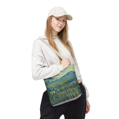 Nature-Inspired Tote Bag, Eco-Friendly Carryall, Bohemian Style Purse, Art Tote, Great Gift for Nature Lovers, Shopping Bag, Travel [...] - TRV