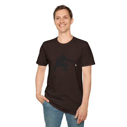 Baseball Catcher Unisex Softstyle T-Shirt, Sports Apparel, Gift for Athletes, Workout Gear, Casual Wear, Special Occasions