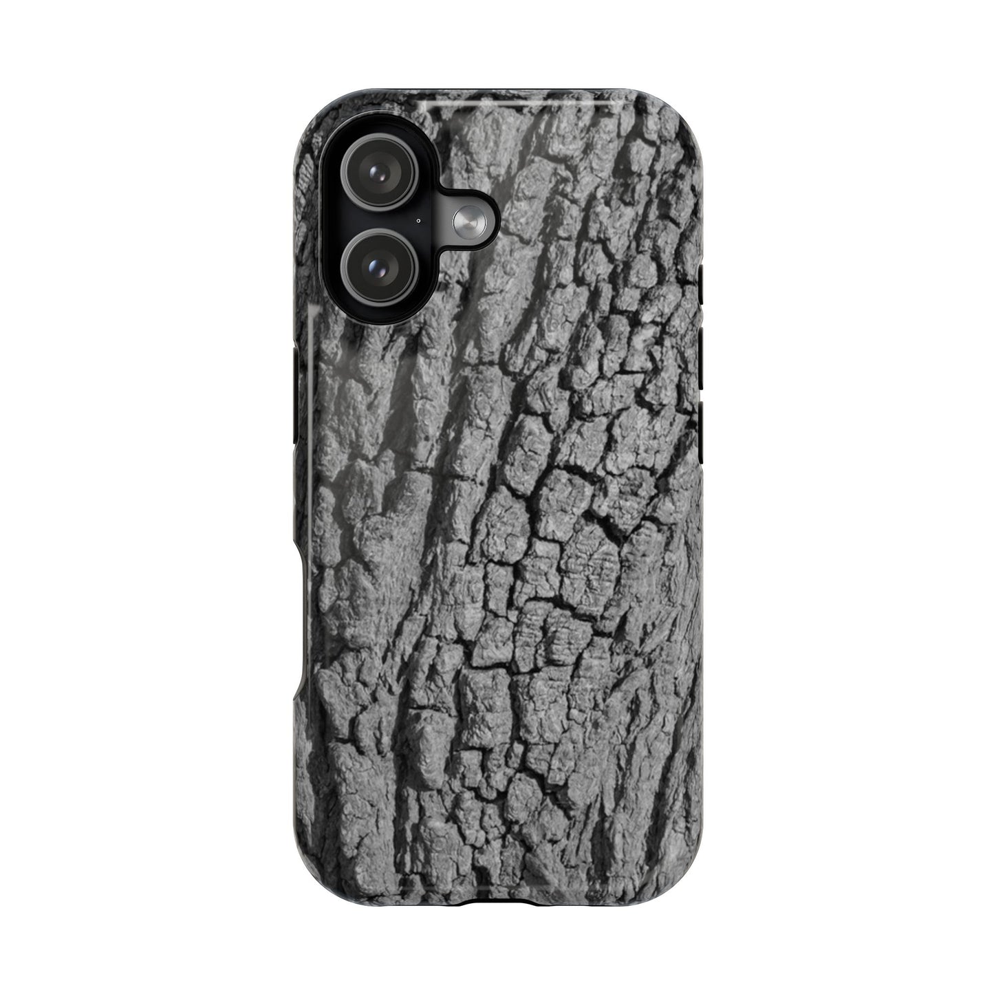 Bark Texture Magnetic Impact Phone Case