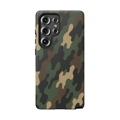 Camouflage Phone Case, Tough Cases, Military Style, Unique Phone Accessories, Gift for Him, Durable Phone Cover - TRV