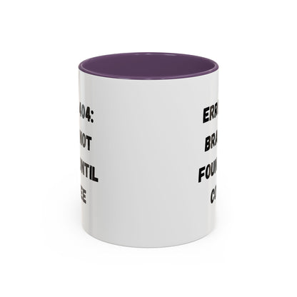 Error 404 Coffee Mug - Perfect for Your Daily Brew, Gift for Programmers, Humor for Coffee Lovers, Office Desk Decor, Nerdy Kitchenware