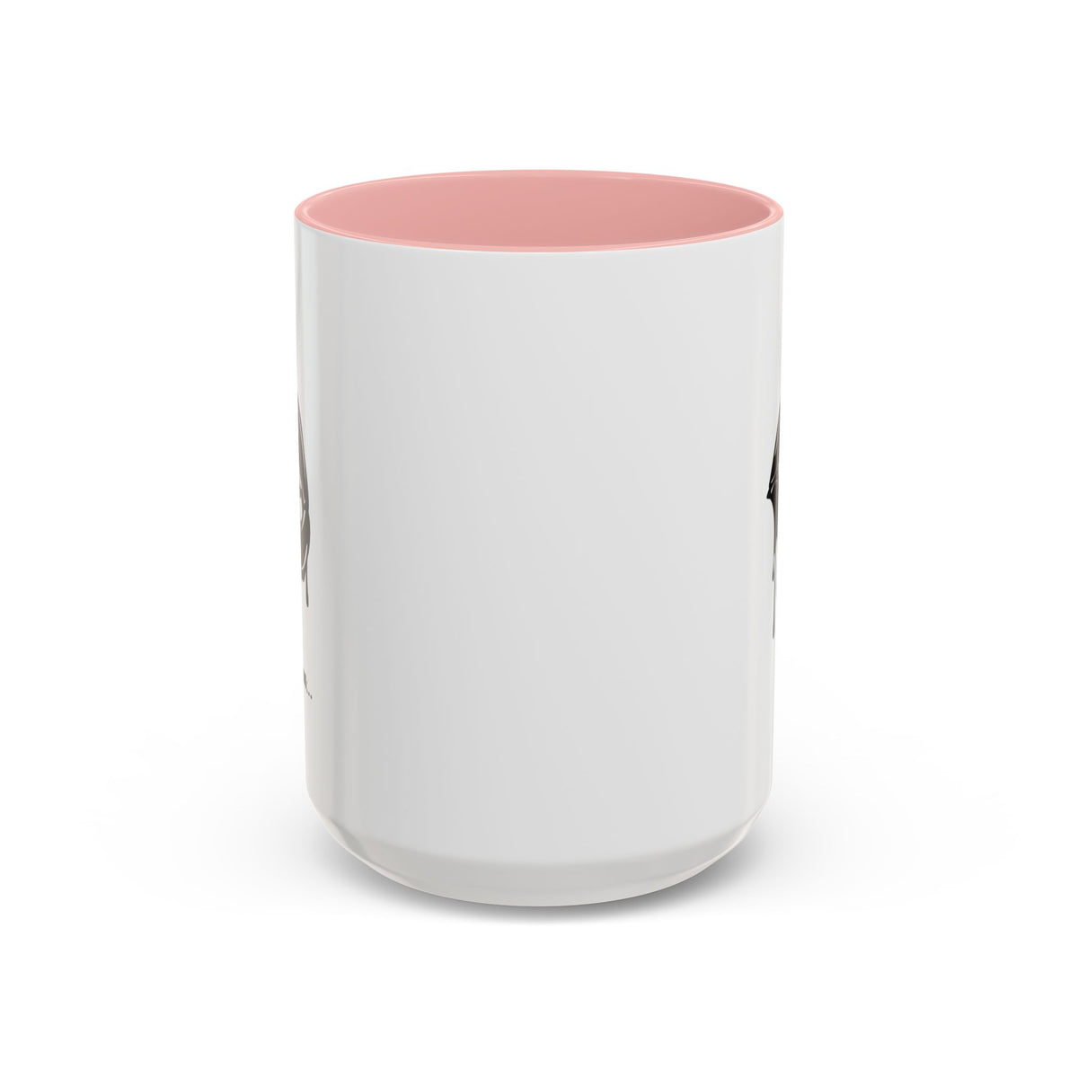 Black accent Dripping Bite coffee mug by Printify, 11oz or 15oz, featuring a distinctive dripping bite design on a ceramic mug.